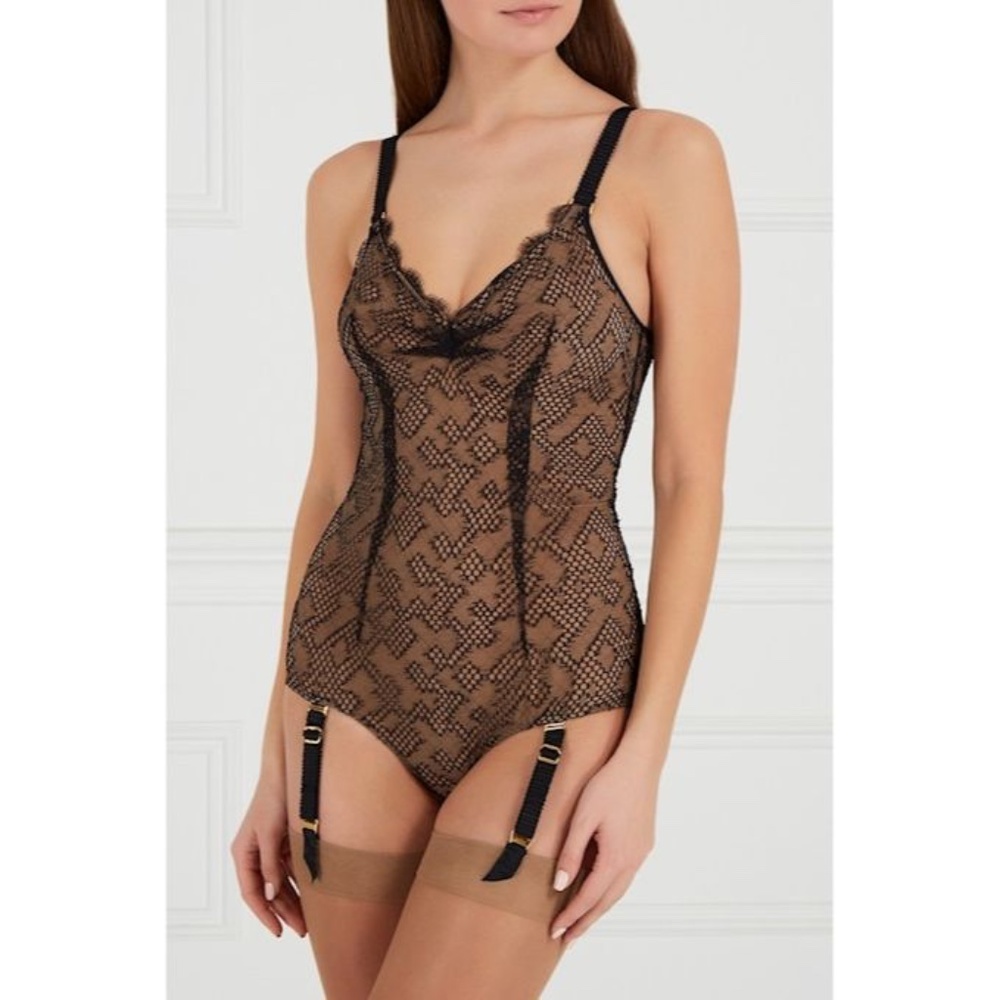 Agent Provocateur Black Lace Bodysuit - Picture 9 of 15